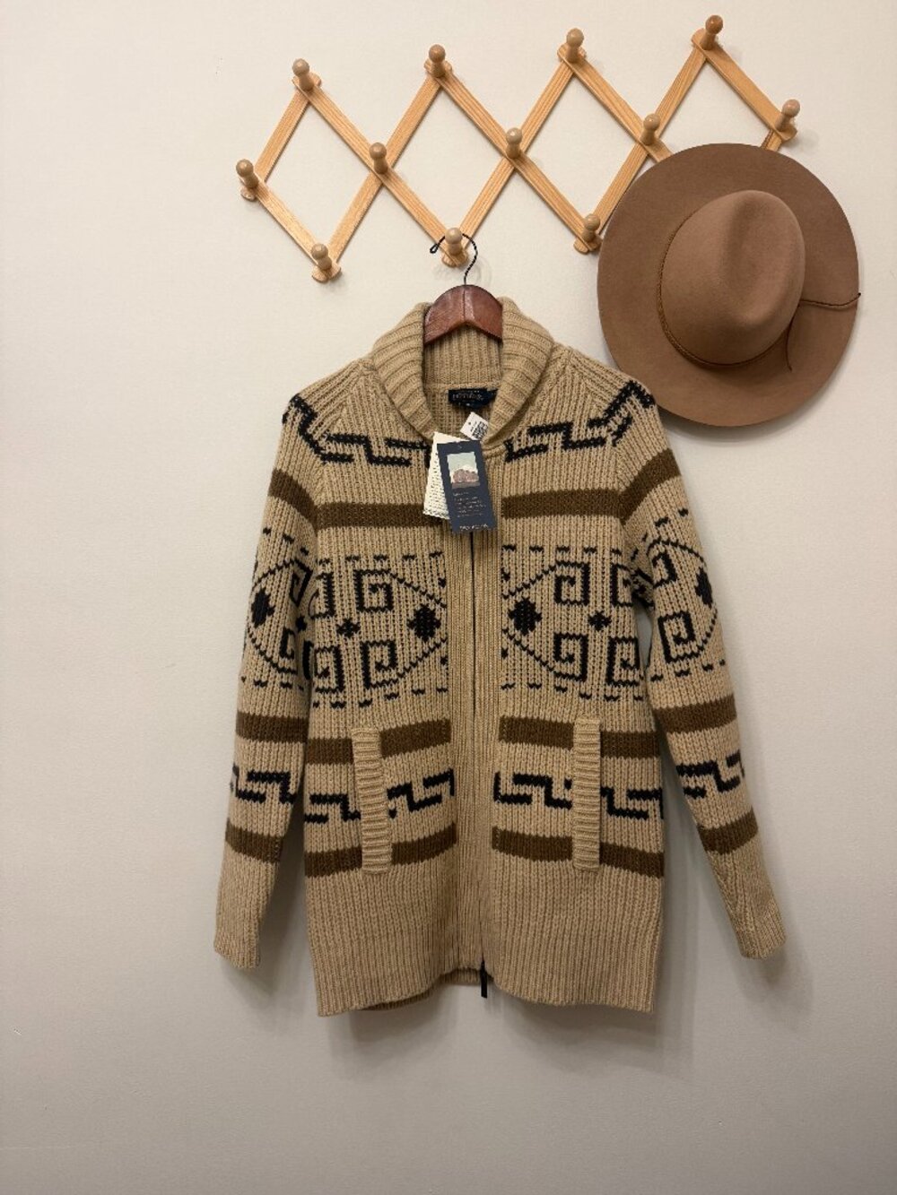 NWT Pendleton Westerly wool sweater in women's size xxs